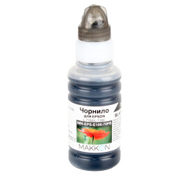чернила для Epson EcoTank L7160/L7180 (C13T00R140) (106) 70 мл Makkon photo black